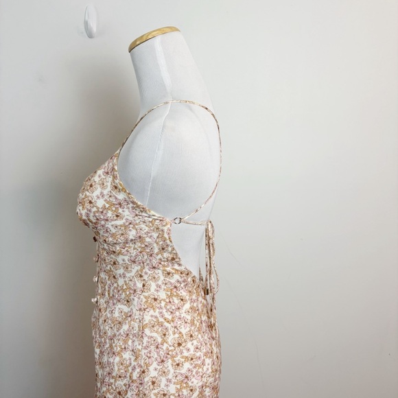 Significant Other Maria Floral Linen Blend Dress Size 2 - Picture 7 of 15